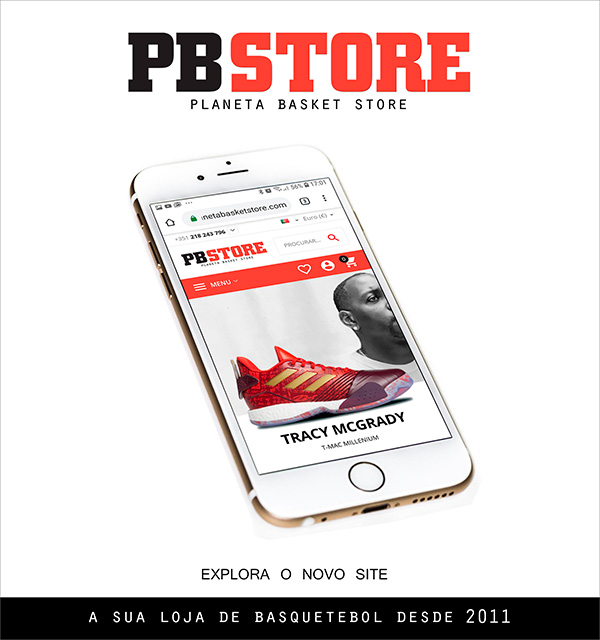 o lançamento do novo site Planeta Basket Store